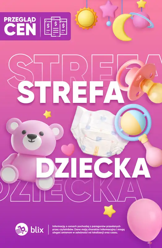 Biedronka - gazetka promocyjna Strefa Dziecka - przegląd cen  