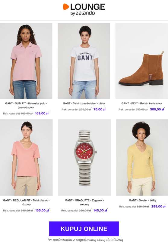 Lounge by Zalando - gazetka promocyjna Do -75% GANT - Kobiety od wtorku 04.11 do piątku 07.11 - strona 8