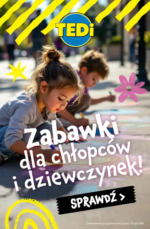 Tedi - gazetka promocyjna Zabawki dla chłopców i dziewczynek! od wtorku 04.11 do poniedziałku 10.11
