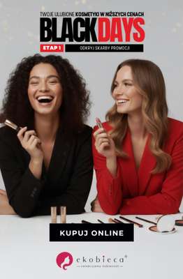 BLACK FRIDAY - gazetka promocyjna eKobieca | BLACK DAYS - odkryj skarby promocji! od środy 05.11 do niedzieli 09.11