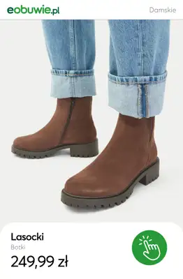 eobuwie.pl - gazetka promocyjna Zamszowe botki dla niej – styl na chłodne dni od wtorku 04.11  - strona 3