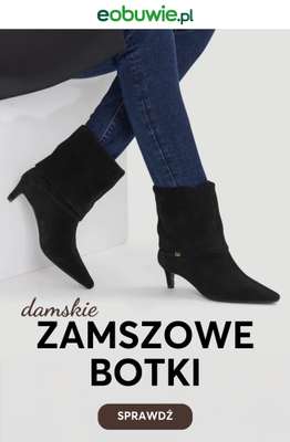eobuwie.pl - gazetka promocyjna Zamszowe botki dla niej – styl na chłodne dni od wtorku 04.11 