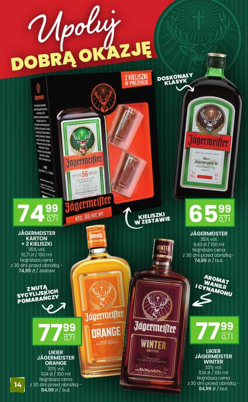 Twój Market - gazetka promocyjna Gazetka alkoholowa od środy 05.11 do niedzieli 30.11 - strona 14