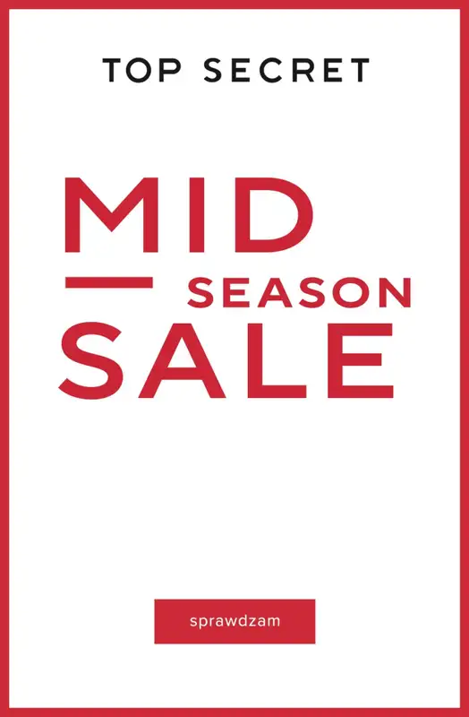 Top Secret - gazetka promocyjna Mid season Sale  