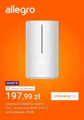 Allegro - gazetka promocyjna Zadbaj o czystość powietrza w domu od wtorku 04.11 do poniedziałku 10.11