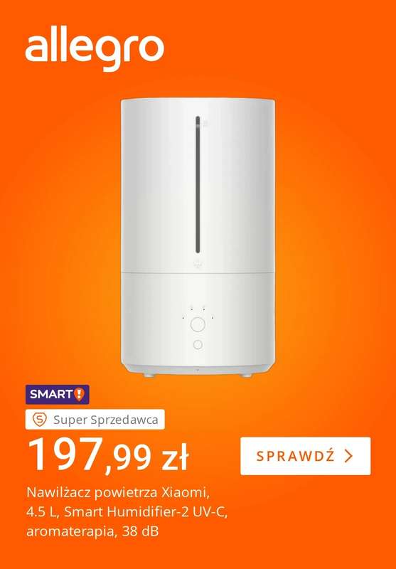 Allegro - gazetka promocyjna Zadbaj o czystość powietrza w domu od wtorku 04.11 do poniedziałku 10.11