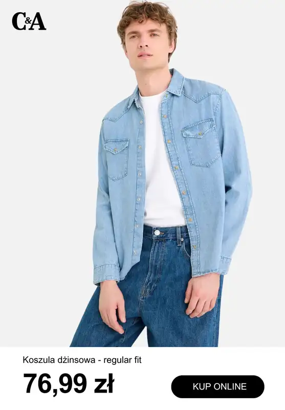 C&A - gazetka promocyjna Koszule męskie od 76,99 zł od wtorku 04.11  - strona 3
