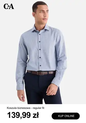 C&A - gazetka promocyjna Koszule męskie od 76,99 zł od wtorku 04.11  - strona 5