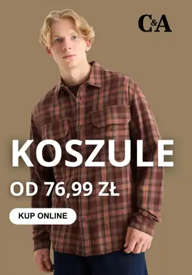 C&A - gazetka promocyjna Koszule męskie od 76,99 zł od wtorku 04.11 