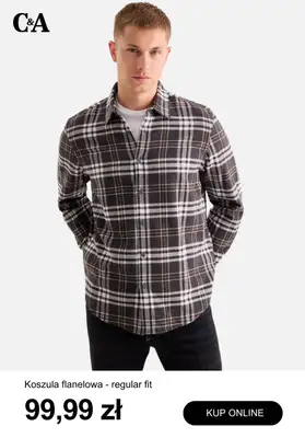 C&A - gazetka promocyjna Koszule męskie od 76,99 zł od wtorku 04.11  - strona 2
