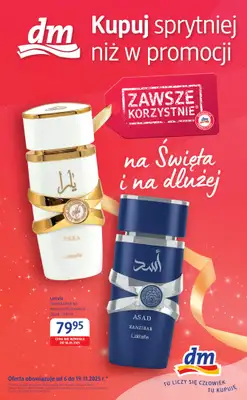 Drogerie DM - gazetka promocyjna Gazetka: Kupuj sprytniej niż w promocji! od czwartku 06.11 do środy 19.11