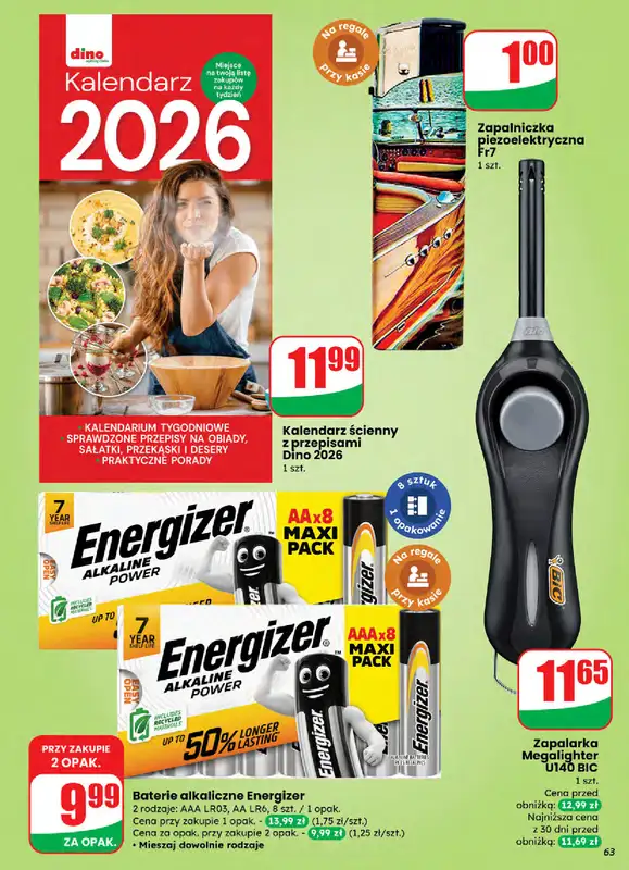 Dino - gazetka promocyjna Gazetka od środy 05.11 do poniedziałku 10.11 - strona 63