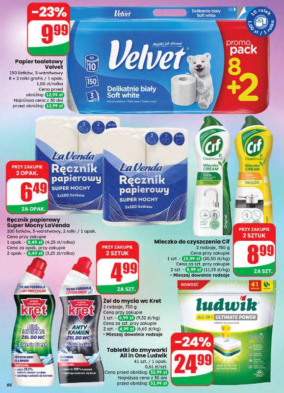 Dino - gazetka promocyjna Gazetka od środy 05.11 do poniedziałku 10.11 - strona 66