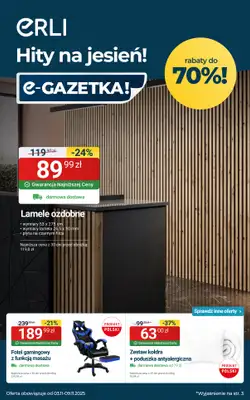 Erli - gazetka promocyjna Black Weeks - Meble do domu w supercenach! od środy 05.11 do niedzieli 09.11