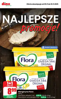 Dino - gazetka promocyjna Najlepsze promocje! od środy 05.11 do poniedziałku 10.11