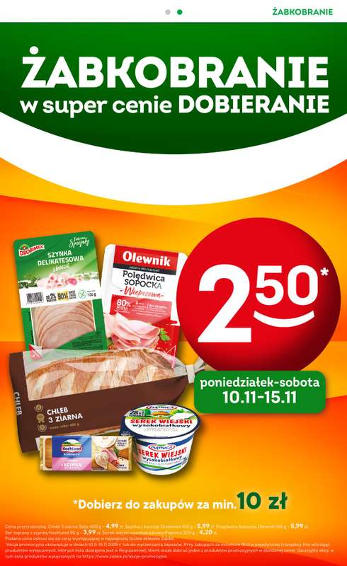 Żabka - gazetka promocyjna Gazetka Spożywcza od środy 05.11 do wtorku 18.11 - strona 3