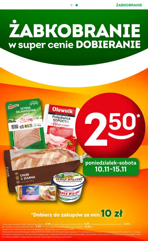 Żabka - gazetka promocyjna Gazetka Spożywcza od środy 05.11 do wtorku 18.11 - strona 3