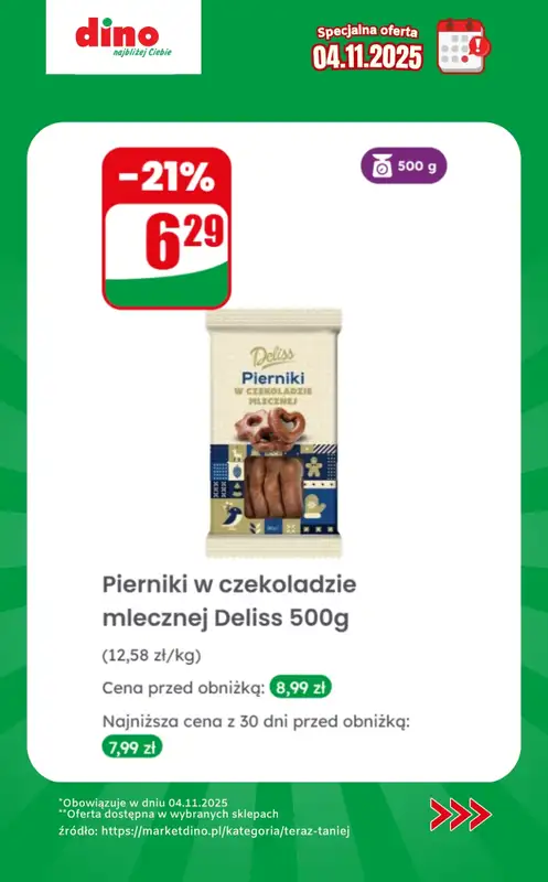 Dino - gazetka promocyjna Specjalna oferta na 04.11.2025 - promocje spoza gazetki od wtorku 04.11 do wtorku 04.11 - strona 9
