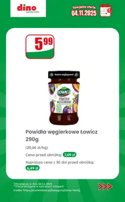 Dino - gazetka promocyjna Specjalna oferta na 04.11.2025 - promocje spoza gazetki od wtorku 04.11 do wtorku 04.11 - strona 8