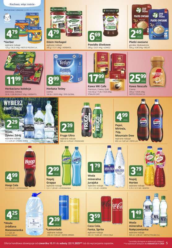 Marketvita - gazetka promocyjna Gazetka od czwartku 13.11 do soboty 22.11 - strona 5