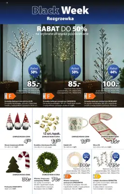 Jysk - gazetka promocyjna Black Week Rozgrzewka. Rabat do 70% od środy 12.11 do niedzieli 30.11 - strona 18