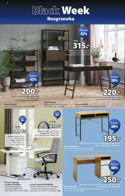 Jysk - gazetka promocyjna Black Week Rozgrzewka. Rabat do 70% od środy 12.11 do niedzieli 30.11 - strona 4