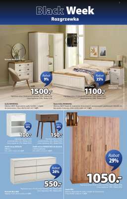 Jysk - gazetka promocyjna Black Week Rozgrzewka. Rabat do 70% od środy 12.11 do niedzieli 30.11 - strona 7