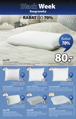 Jysk - gazetka promocyjna Black Week Rozgrzewka. Rabat do 70% od środy 12.11 do niedzieli 30.11 - strona 11