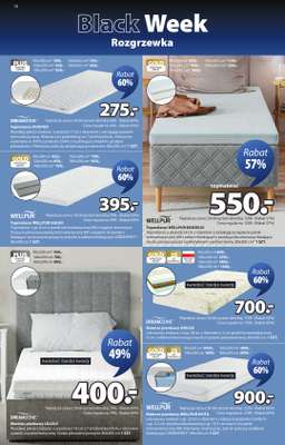 Jysk - gazetka promocyjna Black Week Rozgrzewka. Rabat do 70% od środy 12.11 do niedzieli 30.11 - strona 10
