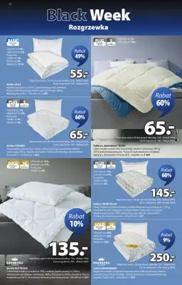 Jysk - gazetka promocyjna Black Week Rozgrzewka. Rabat do 70% od środy 12.11 do niedzieli 30.11 - strona 12