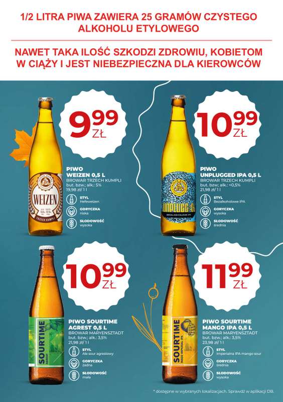 Duży Ben - gazetka promocyjna Gazetka piwna od środy 05.11 do wtorku 18.11 - strona 19