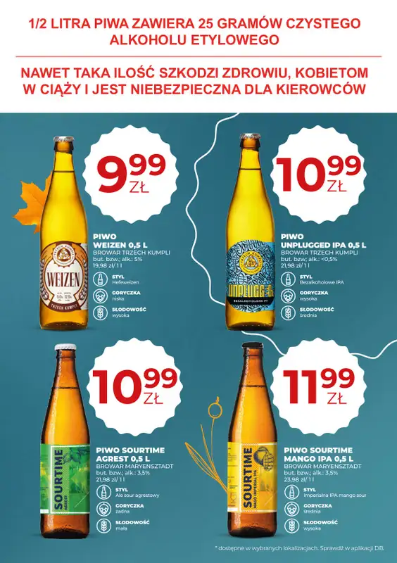 Duży Ben - gazetka promocyjna Gazetka piwna od środy 05.11 do wtorku 18.11 - strona 19