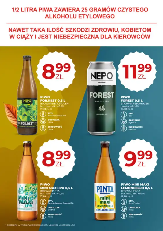 Duży Ben - gazetka promocyjna Gazetka piwna od środy 05.11 do wtorku 18.11 - strona 18