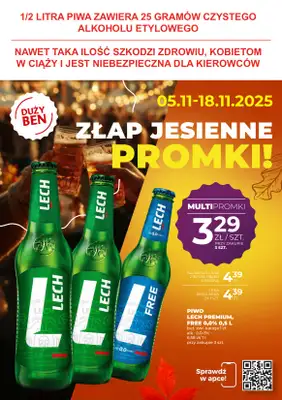 Duży Ben - gazetka promocyjna Gazetka piwna od środy 05.11 do wtorku 18.11