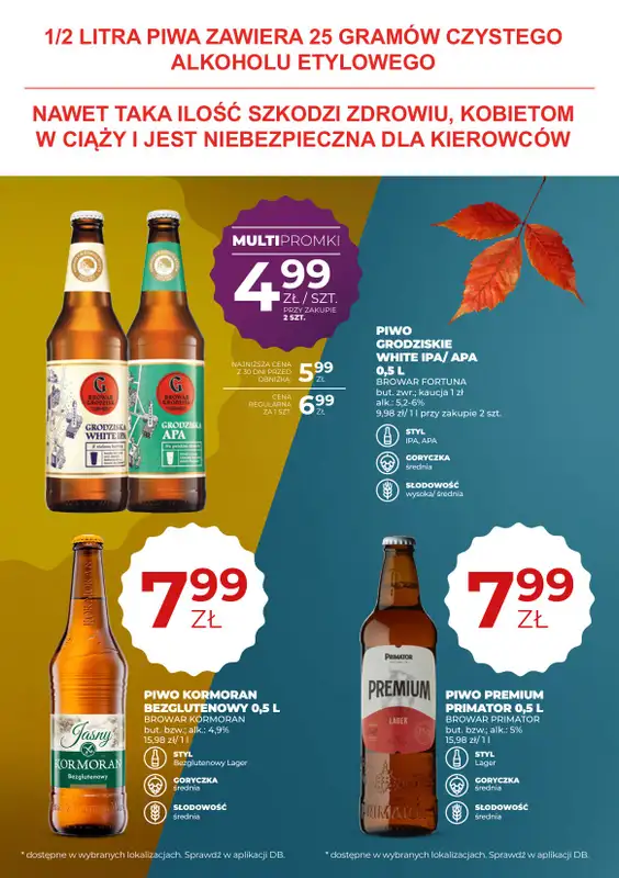 Duży Ben - gazetka promocyjna Gazetka piwna od środy 05.11 do wtorku 18.11 - strona 16