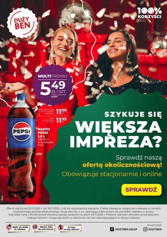 Duży Ben - gazetka promocyjna Gazetka piwna od środy 05.11 do wtorku 18.11 - strona 32