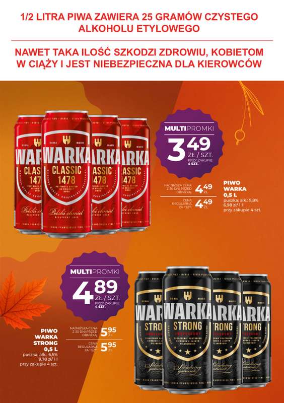 Duży Ben - gazetka promocyjna Gazetka piwna od środy 05.11 do wtorku 18.11 - strona 10