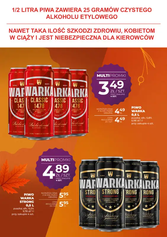 Duży Ben - gazetka promocyjna Gazetka piwna od środy 05.11 do wtorku 18.11 - strona 10