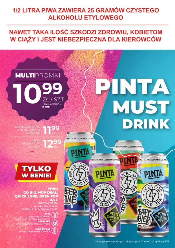 Duży Ben - gazetka promocyjna Gazetka piwna od środy 05.11 do wtorku 18.11 - strona 13