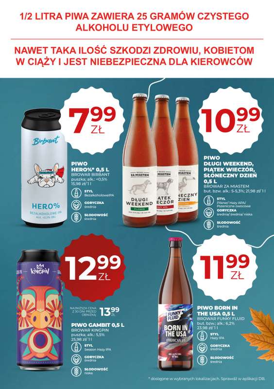 Duży Ben - gazetka promocyjna Gazetka piwna od środy 05.11 do wtorku 18.11 - strona 17