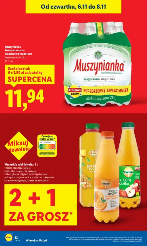Lidl - gazetka promocyjna Oferta od czwartku od czwartku 06.11 do soboty 08.11 - strona 12