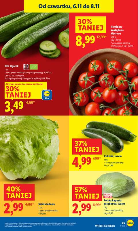Lidl - gazetka promocyjna Oferta od czwartku od czwartku 06.11 do soboty 08.11 - strona 25