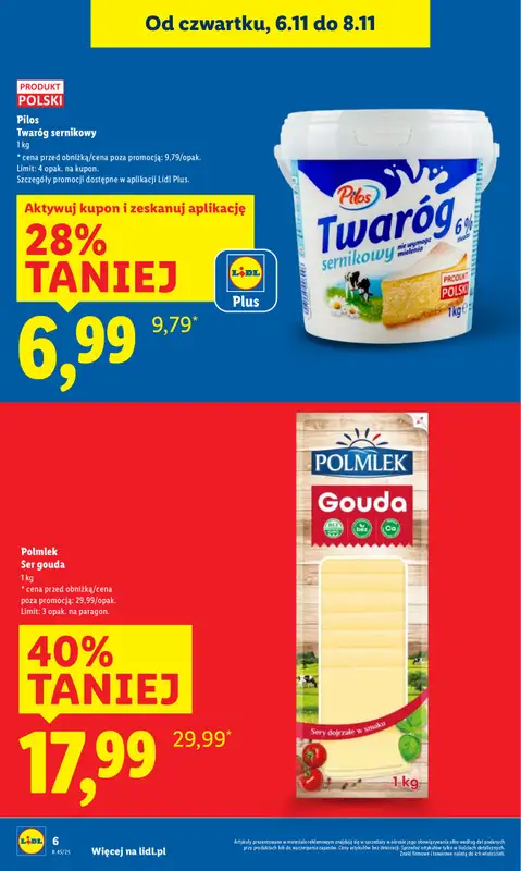 Lidl - gazetka promocyjna Oferta od czwartku od czwartku 06.11 do soboty 08.11 - strona 6