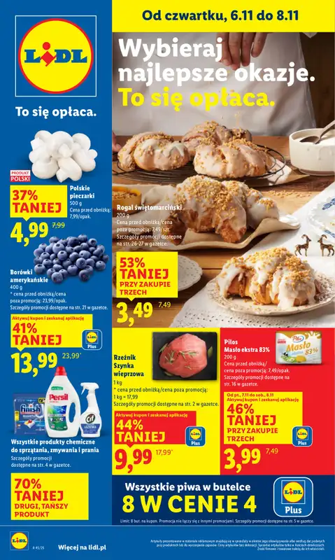 Lidl - gazetka promocyjna Oferta od czwartku od czwartku 06.11 do soboty 08.11