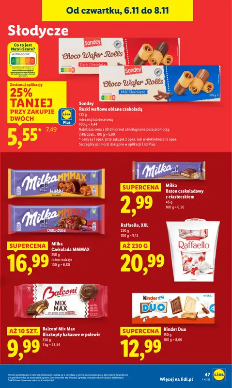 Lidl - gazetka promocyjna Oferta od czwartku od czwartku 06.11 do soboty 08.11 - strona 51