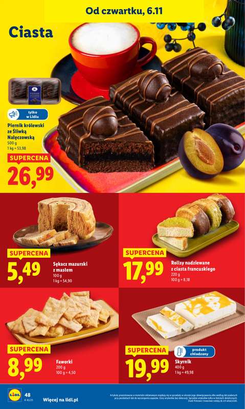 Lidl - gazetka promocyjna Oferta od czwartku od czwartku 06.11 do soboty 08.11 - strona 52