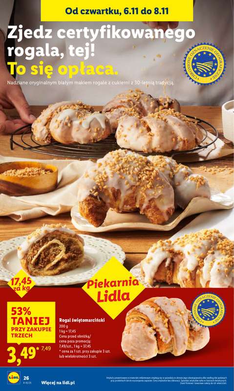 Lidl - gazetka promocyjna Oferta od czwartku od czwartku 06.11 do soboty 08.11 - strona 26