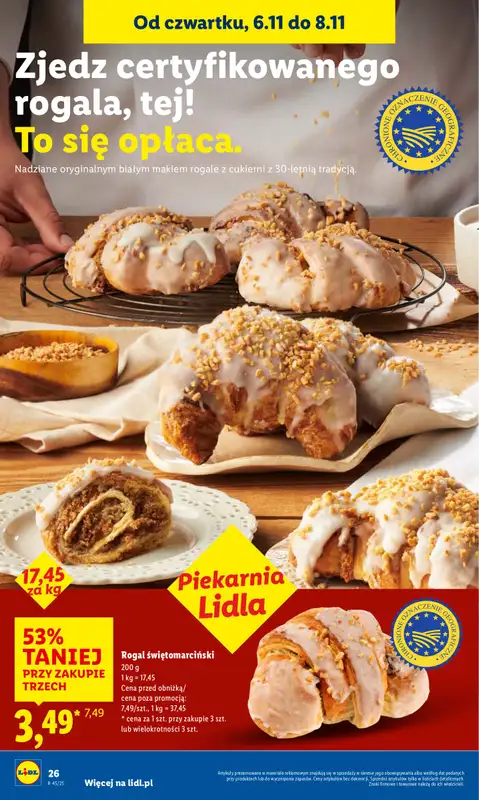 Lidl - gazetka promocyjna Oferta od czwartku od czwartku 06.11 do soboty 08.11 - strona 26