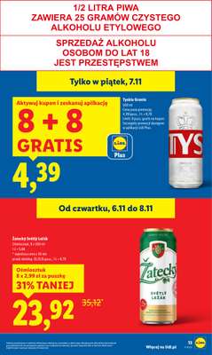Lidl - gazetka promocyjna Oferta od czwartku od czwartku 06.11 do soboty 08.11 - strona 13