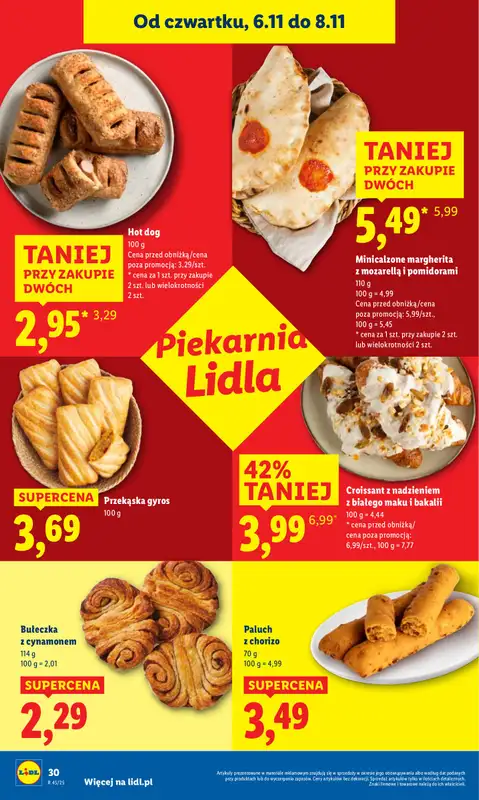 Lidl - gazetka promocyjna Oferta od czwartku od czwartku 06.11 do soboty 08.11 - strona 30